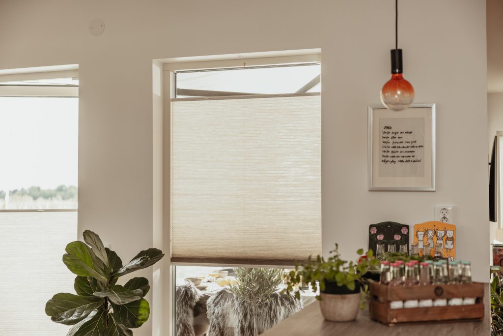 Plisségardin -Duettegardin Linum