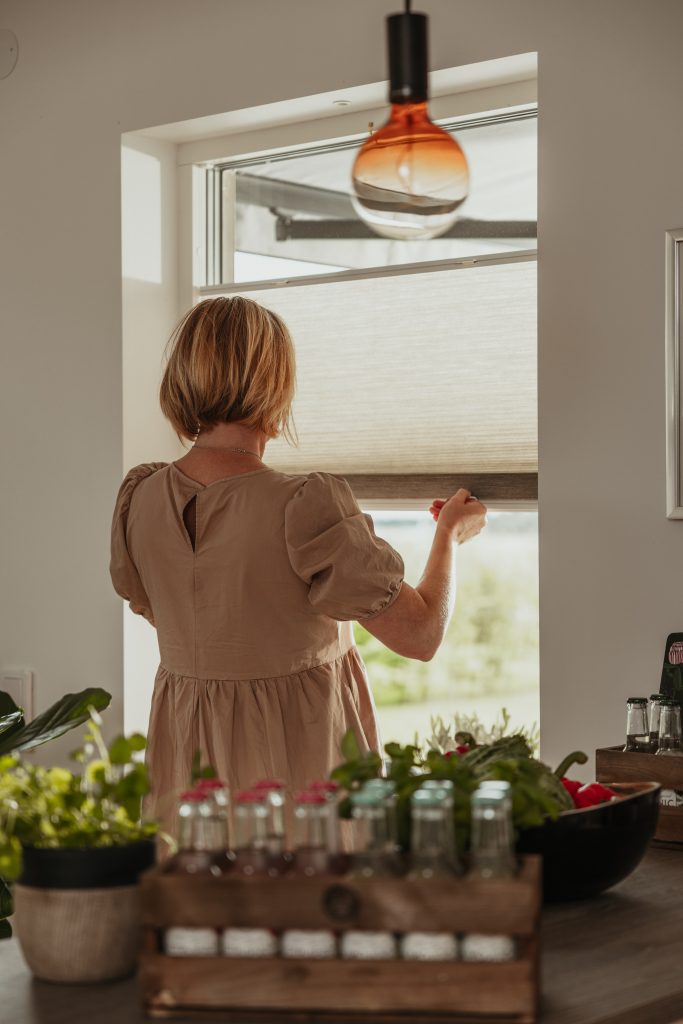 Plisségardin miljöbild